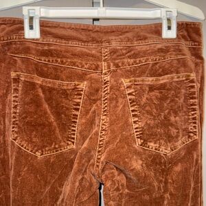 Velvet Flare & Wide Leg Jeans - Brown